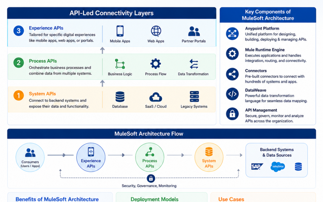 MuleSoft Architecture Explained – Complete Guide for Beginners