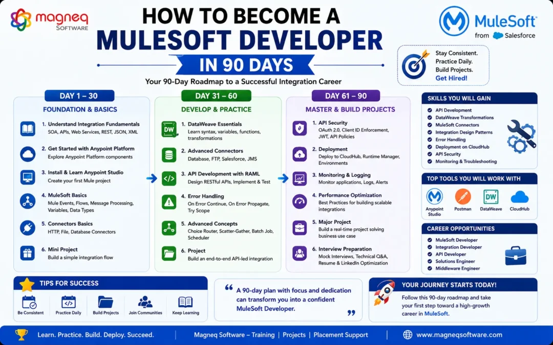 How to Become a MuleSoft Developer in 90 Days: A Complete Beginner’s Roadmap for 2026