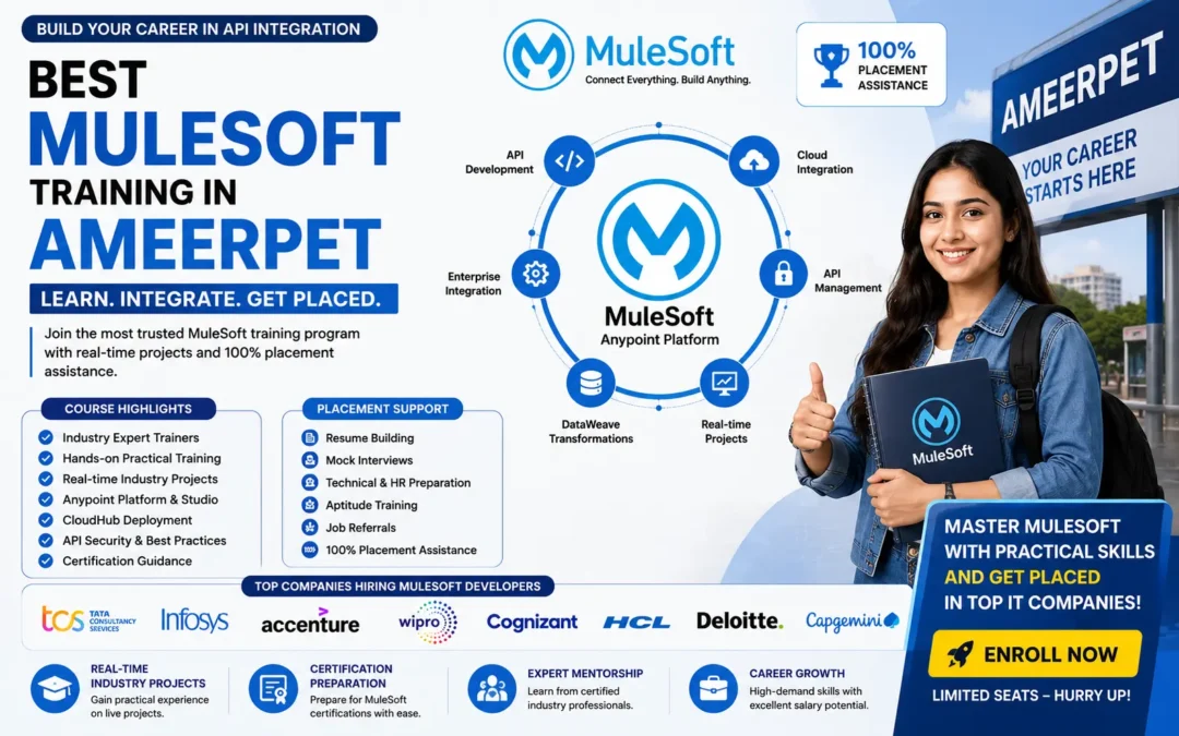 Best MuleSoft Training Institute in Ameerpet: 15 Powerful Reasons to Launch Your API Integration Career