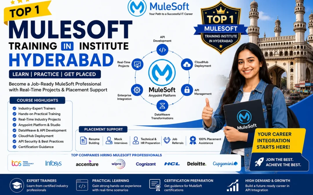 Top MuleSoft Training Institute in Hyderabad – Complete Guide to Build a Successful Career in Enterprise Integration