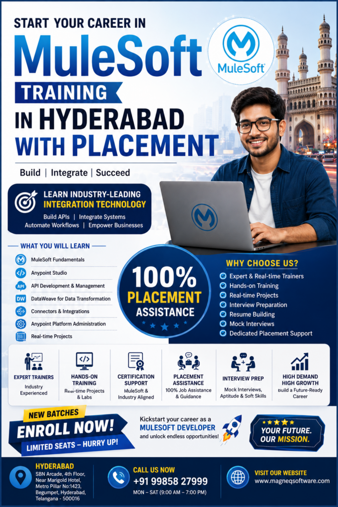 MuleSoft Training in Hyderabad with Placement